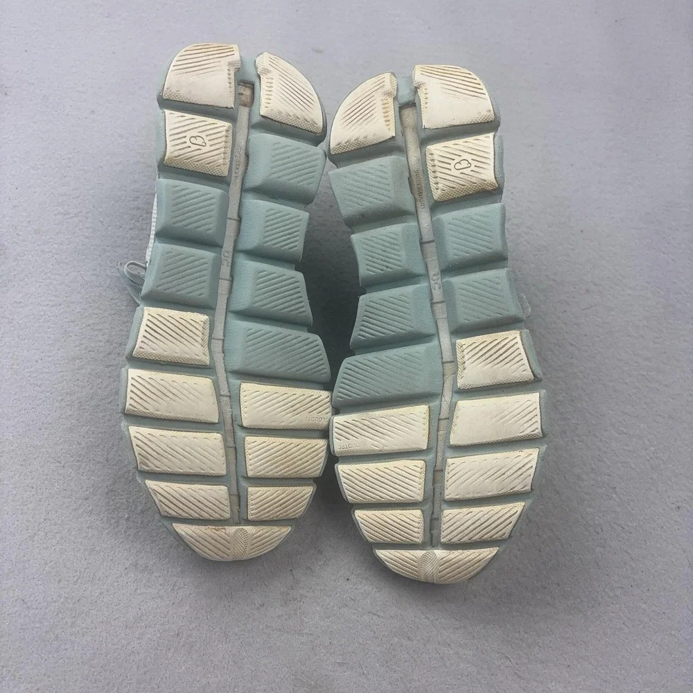 On Cloud Shoes Womens Size 8 Gray Blue CloudTec Running Sneakers Mesh Athletic